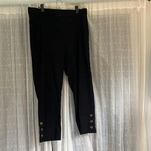 Crop pants (ankle high) black pants
